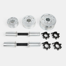 Load image into Gallery viewer, Steel Loadable Dumbbells (Pair, 6-24kgs) - Vital Gym