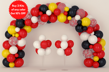 Load image into Gallery viewer, Mickey Mouse Themed Balloon Arch Kit