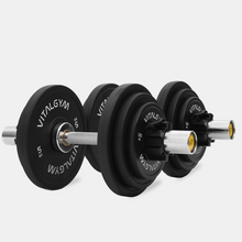Load image into Gallery viewer, Rubber Loadable Dumbbell (Pair, 5-24kgs) - Vital Gym