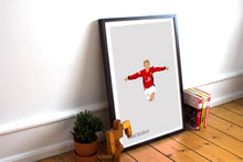 Load image into Gallery viewer, David Beckham Man United Print Photo