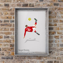 Load image into Gallery viewer, Wayne Rooney Bicycle Kick Man United Print Photo