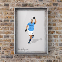 Load image into Gallery viewer, Sergio Aguero Manchester City Print Photo