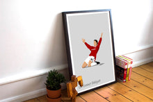 Load image into Gallery viewer, Ole Gunnar Solskjaer Has Won It Champions League 1999 Print Photo