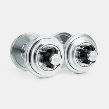 Lade das Bild in den Galerie-Viewer, Steel Loadable Dumbbells (Pair, 6-24kgs) - Vital Gym
