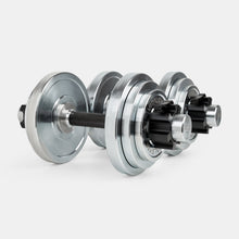 Lade das Bild in den Galerie-Viewer, Steel Loadable Dumbbells (Pair, 6-24kgs) - Vital Gym
