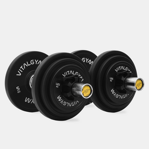 Rubber Loadable Dumbbell (Pair, 5-24kgs) - Vital Gym