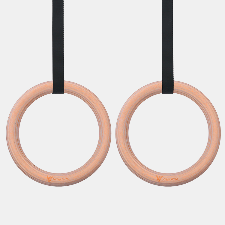 Wooden Gymnastic Rings - Vital Gym