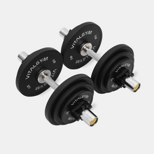 Load image into Gallery viewer, Rubber Loadable Dumbbell (Pair, 5-24kgs) - Vital Gym
