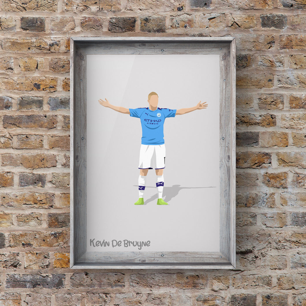 Kevin De Bruyne Manchester City Print Photo