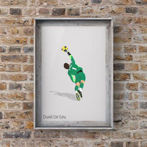 David De Gea Save Man United Print Photo