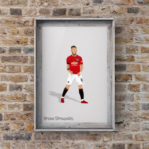 Bruno Fernandes Manchester United Print Photo