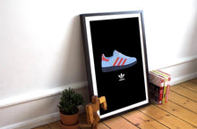 Load image into Gallery viewer, Adidas Spezial Manchester Black Background Print Photo
