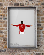 Load image into Gallery viewer, Eric Cantona Arms Out Man United Print Photo
