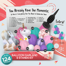 Load image into Gallery viewer, Unicorn Balloon Arch Kit
