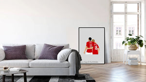 Ryan Giggs and Paul Scholes Man United Print Photo