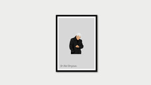 Sir Alex Ferguson 'Fergie Time' Man United Print Photo