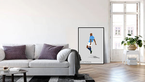 Vincent Kompany Celebration Man City Print Photo