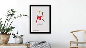 Wayne Rooney Bicycle Kick Man United Print Photo