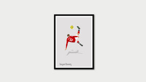 Wayne Rooney Bicycle Kick Man United Print Photo