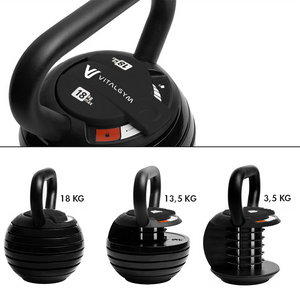 Adjustable Kettlebell (4 - 18 kg) - Vital Gym